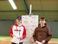 Vizemeister U18 Aron Schmitt (rechts)