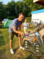 beim Grillen
