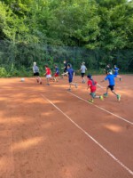 Gaudi auf dem Tennisplatz