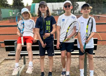 v.l.n.r.: Leonard, Levi, Philipp und Maris